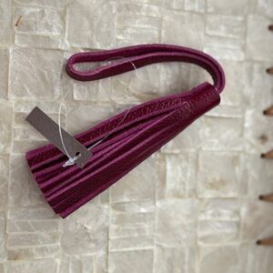 Orchid - Portland Leather Classic Tassel Keychain